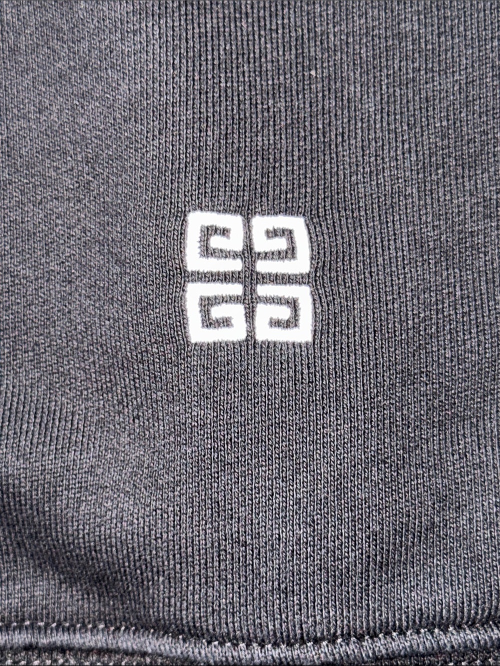 Givenchy Paris Varsity Logo Pullover Hoodie Black Size Medium Made in Portugal - Picture 9 of 9